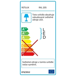 RXL 202 řetěz 50LED 5+5m WW TM RETLUX