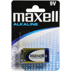 Baterie alkalické 1BP Maxell 6LR61 9V destičková 1ks