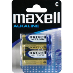 Baterie alkalické C Maxell LR14 1,5V mono malý 2ks