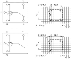 Relé RAS-1215 12V DC 1-přepínací 15A/24V a 10A/250V