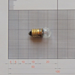 Žárovka trpasličí T10 6V/0,05A Tesla - NOS