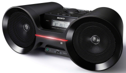 SONY ZS-BTY52C / boombox bezdrátový reproduktor / NFC / BT / USB / černý